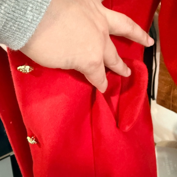 Janie and Jack Vibrant Red Cape Jacket - Picture 4 of 9